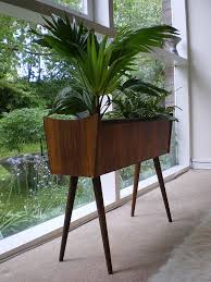 Danish Rosewood Interior Planter Retro Huisinrichting Kamerplanten Jaren 50 Meubels