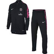 Alle paris saint germain fans aufgepasst! Paris Saint Germain Trainingsanzug Dry Squad Knit Schwarz Pink Kinder Www Unisportstore De