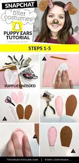 Then attach your inside triangles. How To Make Puppy Ears Headband For Snapchat Puppy Filter Costume Halloween Snapchatco Puppy Costume For Kids Dog Costumes For Kids Dog Halloween Costumes