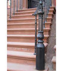 A wobbly newel post may be caused by water from the setting concrete or stone, improper setting, and/or joints not caulked. Cast Iron Newel Posts This Old House