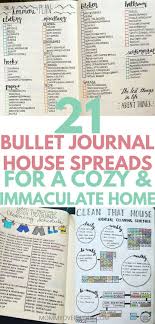 21 Cozy Bullet Journal House Cleaning And Maintenance Spreads Bullet Journal Layout Bullet Journal Cleaning Bullet Journal