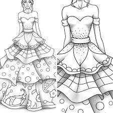 If you didn't receive an. Printable Coloring Page Fashion And Clothes Colouring Sheet Model Grayscale Pdf Adult Girls Relaxing Zentangle Line