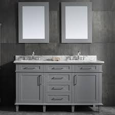 Check spelling or type a new query. Home Decorators Collection Sonoma 60 In W X 22 In D Double Bath Vanity In Pebble Grey With Carrara Marble Top With White Sinks 8105300240 The Home Depot