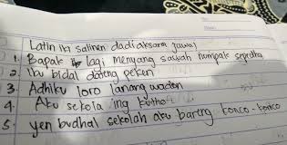 Check spelling or type a new query. Tolong Jawab Pin Pertanyaan Itu Y Kak Kedalam Aksara Jawa Yfg Tepat Dan Benar Y Brainly Co Id