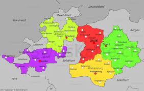 karte kanton basel landschaft basel landkarte karten