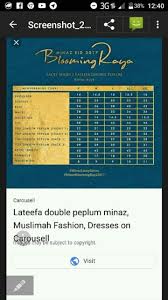 See tweets about #leeyanaraya2017 on twitter. Preloved Minaz Lateefa Double Peplum Shopee Malaysia