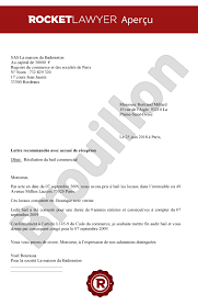 Legalplace vous propose un modèle personnalisé de lettre de résiliation du bail de location. Resiliation De Bail Commercial Hors Echeance