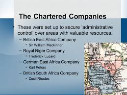 The Chartered Companies