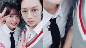 The stars' reps also issued a confirmation about the . Sbs Star Twice Momo Super Junior Heechul Spotted Holding Hands Letting Them Go Quickly