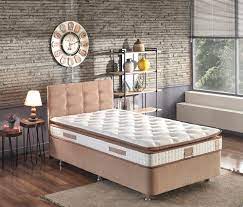 Tüm baza, yatak ve başlıklar, hiç peşinatsız, kredi kartsız kefilsiz 12 ay elden taksitle. Niron Queen 120 200 Bir Bucuk Kisilik Pedli Yatak Seti Sutlu Kahve Kumas Baza Baslik Ve Yatak Takimi Yatak Shop