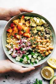 Couscous Summer Salad Pinch Of Yum Recipe In 2020 Summer Salads Healthy Salad Recipes Vegetarian Recipes