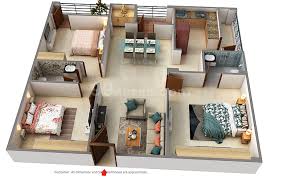 The plan doesn't have a car parking space. Ss Constructions Hyderabad Ss Nirvana Exotica Floor Plan Kondapur Hyderabad