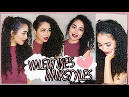 5 Curly Hairstyles For Valentine S Day In 2021 Curly Hair Styles Valentines Hairstyles Curly Hair Styles Easy