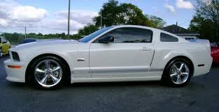 Performance White 2007 Ford Mustang Shelby Gt Coupe 2007 Ford Mustang Ford Mustang Shelby Gt Mustang Shelby