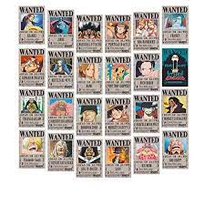 Big Fun One Piece Wanted Posters 28 5cm 19 5cm New Edition Luffy 1 5 Billion Set Of 24 Big Fun Luffy One Piece All Episodes All Episodes