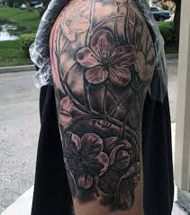 The writing is large, cursive and embellished. Flower Tattoo Men Designs Ideas And Meaning Tattoos For You