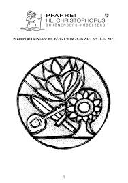 PFARRBLATTAUSGABE NR. 6/2021 VOM 26.06.2021 BIS 18.07.2021