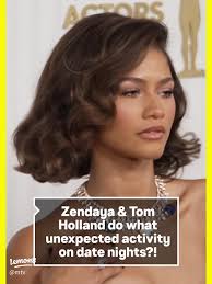 Zendaya & Tom Holland Dazzle in Matching Maroon Date Night Looks