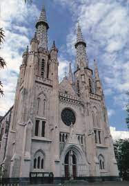 Katedral Jakarta Indonesia Arsitektur Gereja Katedral Indonesia