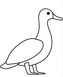 Boys and girls can use a practical approach to investigate how signs are drawn and colored. Easy Cartoon Duck Drawing For Toddlers Coloring Pages Birds Coloring Pages Coloring Pages For Kids And Adults