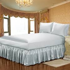 Shop high quality 100% mulberry silk bed skirts.fine best silk bed skirts with low price.available in twin, queen, king, full and california king sizes,free shipping and free returns. Luxurious Washable Mulberry Silk Bed Skirts