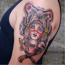 Skull and headdress while designs such as these are common, the use of the headdress, in this case, is representative of the native american's culture. 50 Tribal Native American Tattoos Ideas For Men 2021