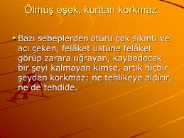 Abanin Kadri Yagmurda Bilinir Her Seyin Bir Degeri Vardir Ppt Indir