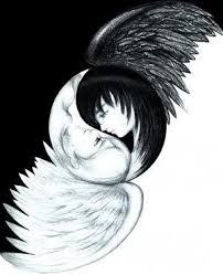 Yin And Yang Angels Beautiful 3 3 3 3 Martial Arts Yin Yang Art Yin Yang Painting
