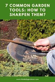 So, take a file and work your way along the cutting edge of spade, hoe and half moon iron; 7 Common Garden Tools How To Sharpen Them