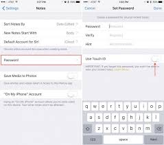 How To Password Protect Notes In Ios 9 3 And Os X 10 11 4 Iphone Notes Notes Apple Apps