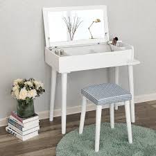 Sold and shipped by costway. Norden Home Augu Modern Dressing Table Set With Mirror Reviews Wayfair Co Uk Dressing Table Design Small Vanity Table Dressing Table For Small Space