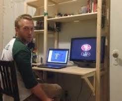 Foldable workbench for your living room | diy ikea hack. Ivar As Desk Ikea Ivar Computer Desk Design Ikea Computer Desk