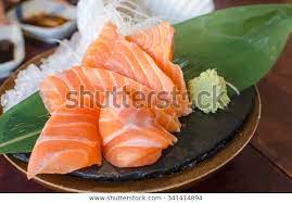Salmon Sashimi Japanese Food Style Stock Photo Edit Now 341414894 Salmon Sashimi Food Sashimi