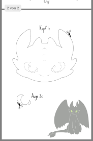 Toothless Applique Kinder Geburtstag Spiele Schultute Basteln Geburtstagsideen