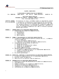Auditoria Administrativa Contralor Contabilidad