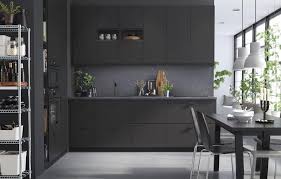 1 710 Likes 10 Comments Ikea France Ikeafrance On Instagram Facades De Cuisine Kungsbac Kitchen Cabinet Remodel Black Ikea Kitchen Grey Kitchen Designs