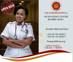 From wikipedia, the free encyclopedia. The Nairobi Hospital On Twitter Your Trusted Healthcare Provider Has Now Moved Closer To You Our 6th Outpatient Centre Is Now Open At The New Kiambu Mall 2nd Floor Kiambu Town Reach