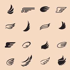 Wings4 Ilustracao De Arte Em Vetor Logotipo Asas Vetores Ilustracoes De Arte