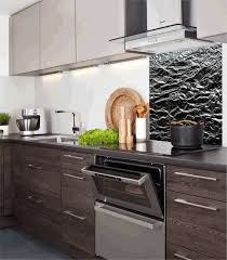 Fond De Hotte Metal Effet Papier Froisse Noir H 70 Cm X Ep 9 Mm X L 60 Cm Leroy Merlin