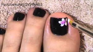 Black And Blue Toe Nail Designs Pin By Mir On Nail Art Floral Toenail Art Designs Toe Nail Designs Toe Nail Art