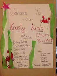 Note* the chum bucket sounds gross but it's pleasantly delicious. Can T Have A Party Without Your Menu Spongebob Party Spongebob Birthday Spongebob Birthday Party