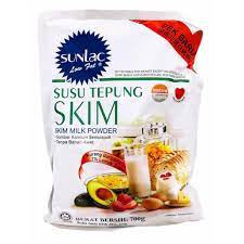 Susu rendah lemak sebenarnya sama saja dengan jenis lainnya. Sunlac Skim Milk Powder 700g Susu Tepung Bubuk Low Fat Rendah Lemak Import Impor Malaysia Shopee Indonesia