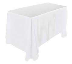 Utopia Kitchen 90 By 132 Inch White Tablecloth 100 Percent Polyester Rectangular Table Cover Review White Table Cloth Rectangular Table Table Cloth