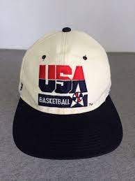 Usa Dream Team Snap Back Hat 90 S Vintage Basketball Adjustable Vintage Basketball Men S Baseball Cap Baseball Cap