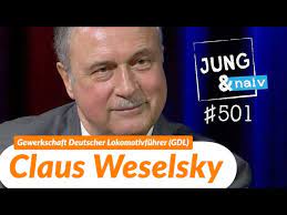 Claus weselsky hatte 2008 manfred schell als vorsitzender der gewerkschaft gdl beerbt. Gewerkschaftsvorsitzender Claus Weselsky Lokfuhrer Gdl Jung Naiv Folge 501 Youtube