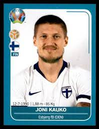 Panini Uefa Euro 2020 Preview Joni Kauko Finland No Fin22 1 00 Joni Euro Finland
