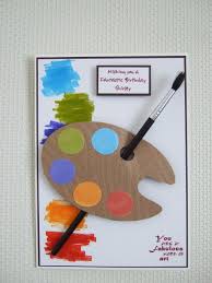 Birthday Card For Teacher By Kids Artist Palette Birthday Card Birthday Cards Diy Beautiful Birthday Cards Birthday Cards