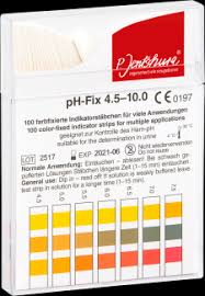 Ph Streifen Zur Schnellen Bestimmung Des Ph Wertes