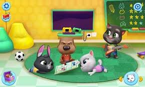Download Free Android Game My Talking Tom Friends 12604 Mobilesmspk Net My Talking Tom Talking Tom Free Android Games