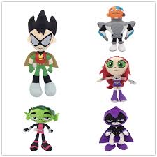 Teening Titans Go Plush Toy Funny Cartoon Robin Beast Boy Cyborg Starfire Stuffed Plush Toys Doll Kids Christmas Gift Baby Toys Movies Tv Aliexpress